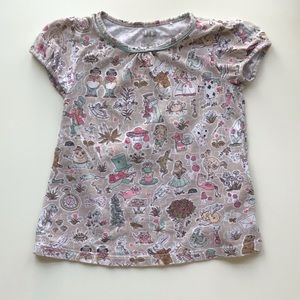 Alice in Wonderland t-shirt; size 3-4
